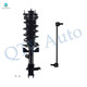 Front Right Sway Bar Link-Quick Complete Strut-Coil Spring Assembly For 2011 2012 Honda Odyssey