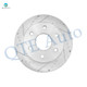 Set of 4 Front 331mm Drilled Slotted Brake Disc Rotors-Wheel Hub Bearing Assembly For 2007 Chevrolet Silverado 1500 Classic