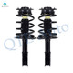 Pair of 2 Front Quick Complete Strut-Coil Spring For 1991-1996 Buick Park Avenue