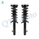 Pair Front L-R Quick Strut and Coil Spring Assembly For 2009-2014 Acura Tsx 6MT