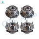 Set of 4 Front-Rear Wheel Hub Bearing Assembly For 2017-2019 Buick Lacrosse AWD