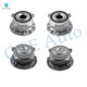 Set of 4 Front-Rear Wheel Hub Bearing Assembly For 2014-2022 Jeep Cherokee