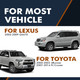 Pair of 2 Front Left-Right Sway Bar Link For 2003-2009 Lexus GX470
