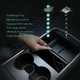 Set of 3 Automotive Center Console Organizer Replacement For Tesla Model Y Accessories 2017-2024 Car Organizers and Storage Model 3 Hidden Drawer Armrest Storage Box