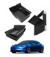 3Pcs Center Console Organizer for Tesla Model Y Accessories For 2020-2024 Hidden Drawer Armrest Storage Box