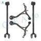Set of 4 Front Lower-Rear Lower Rearward Control Arm For 2008-2012 Honda Accord