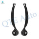 Pair of 2 Front Left-Right Lower Rearward Control Arm For 2007 2008 BMW 335XI
