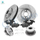 Set of 8 Front 288mm Drilled Slotted Brake Disc Rotors-Wheel Hub Bearing Assembly-Ceramic Brake Pad Kit For 2010 2011 Volkswagen Golf Set of 8 Front 288mm Drilled Slotted Brake Disc Rotors-Wheel Hub Bearing Assembly-Ceramic Brake Pad Kit For 2010 2011 Volkswagen Golf