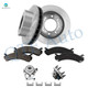 Set of 8 Front 325mm Brake Disc Rotors-D784 7652 Ceramic Brake Pad Kit-Wheel Hub Bearing Assembly For 2006 Chevrolet Silverado 1500 HD