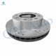 Set of 8 Front 325mm Drilled Slotted Brake Disc Rotors-D784 7652 Ceramic Brake Pad Kit-Wheel Hub Bearing Assembly For 2005 Cadillac Deville