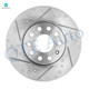 Set of 8 Front 288mm-Rear 260mm Drilled Slotted Brake Disc Rotors-Wheel Hub Bearing Assembly For 2005-2010 Volkswagen Jetta Set of 8 Front 288mm-Rear 260mm Drilled Slotted Brake Disc Rotors-Wheel Hub Bearing Assembly For 2005-2010 Volkswagen Jetta
