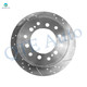 Set of 4 Rear 312mm Drilled Slotted Brake Disc Rotors-Wheel Hub Bearing Assembly For 2003-2009 Toyota 4Runner