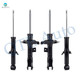 Set of 4 Front-Rear Suspension Strut Assembly For 2008-2017 Mitsubishi Lancer