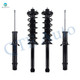 Set of 4 Front Strut-Rear Quick Complete Strut-Coil Spring For 2003-2007 Honda Accord
