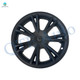 Set of 4 Wheel Covers Sport Hubcaps Matte Black For 2020-2025 Tesla Y 19 inch