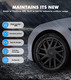 Set 4 Wheel Covers Refresh Edition Hubcaps Gunmetal Gray For 2023-2025 Tesla 3 18 inch