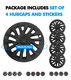 Set 4 Wheel Covers Refresh Edition Hubcaps For 2023-2025 Tesla 3 18 inch Wheel
