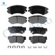 Set of 8 Front-Rear Ceramic Brake Pad Kit For 2003-2008 Hyundai Sonata