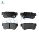 Set of 8 Front-Rear Ceramic Brake Pad Kit For 2003-2008 Hyundai Sonata