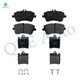 Set of 8 Front-Rear D873 7748 Ceramic Brake Pad Kit For 2001-2005 Mercedes-Benz C320
