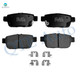 Set of 8 Front-Rear Ceramic Brake Pad Kit For 2006-2011 Honda Ridgeline