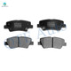 Rear Ceramic Brake Pad Kit For 2010 Hyundai Elantra From 10/19/2009