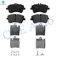 Set of 8 Front-Rear Ceramic Brake Pad Kit For 2003-2005 Mercedes-Benz CLK320