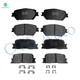 Set of 8 Front-Rear Ceramic Brake Pad Kit For 2002-2006 Toyota Camry Japan Built