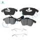 Front Ceramic Brake Pad Kit For 2009 Volkswagen CC