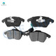 Front Ceramic Brake Pad Kit For 2010 2011 Volkswagen Golf Base
