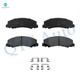 Front Ceramic Brake Pad Kit For 2008 2009 Buick Lacrosse V8 5.3L