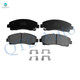 Front Ceramic Brake Pad Kit For 2006-2011 Honda Ridgeline