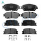 Set of 8 Front-Rear Ceramic Brake Pad Kit For 2004-2006 Lexus ES330 Base