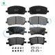 Set of 8 Front-Rear Ceramic Brake Pad Kit For 2004-2007 Toyota Highlander