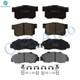 Set of 8 Front-Rear D537 7418 Ceramic Brake Pad Kit For 1997-1999 Acura CL