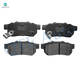 Set of 8 Front-Rear Ceramic Brake Pad Kit For 1993-1997 Honda Civic DEL SOL S Si