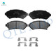 Set of 8 Front-Rear Ceramic Brake Pad Kit For 2000 2004 2005 Chevrolet Impala