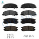 Set of 8 Front-Rear D814 7387 Ceramic Brake Pad Kit For 2006 2007 Chevrolet Monte Carlo