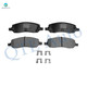 Set of 8 Front-Rear Ceramic Brake Pad Kit For 2006-2011 Cadillac DTS
