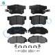 Set of 8 Front-Rear Ceramic Brake Pad Kit For 1995 1996 Honda Accord