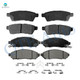 Set of 8 Front-Rear Ceramic Brake Pad Kit For 2009-2012 Suzuki Equator