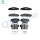 Set of 8 Front-Rear Ceramic Brake Pad Kit For 2005-2008 Dodge Magnum