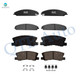 Set of 8 Front-Rear Ceramic Brake Pad Kit For 2008 2009 Dodge Charger SRT-4