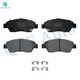 Front Ceramic Brake Pad Kit For 2013 2014 Acura ILX Hybrid