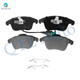 Front Ceramic Brake Pad Kit For 2015-2018 Audi Q3