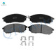 Front Ceramic Brake Pad Kit For 2011-2014 Nissan Murano