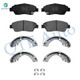 Set of 8 Front-Rear Ceramic Brake Pad Kit For 2007 2008 Honda FIT