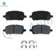 Front Ceramic Brake Pad Kit For 2005-2010 Chevrolet Cobalt