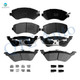 Set of 8 Front-Rear Ceramic Brake Pad Kit For 2002 2004 Dodge Caravan