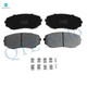 Front Ceramic Brake Pad Kit For 2007-2014 Ford Edge